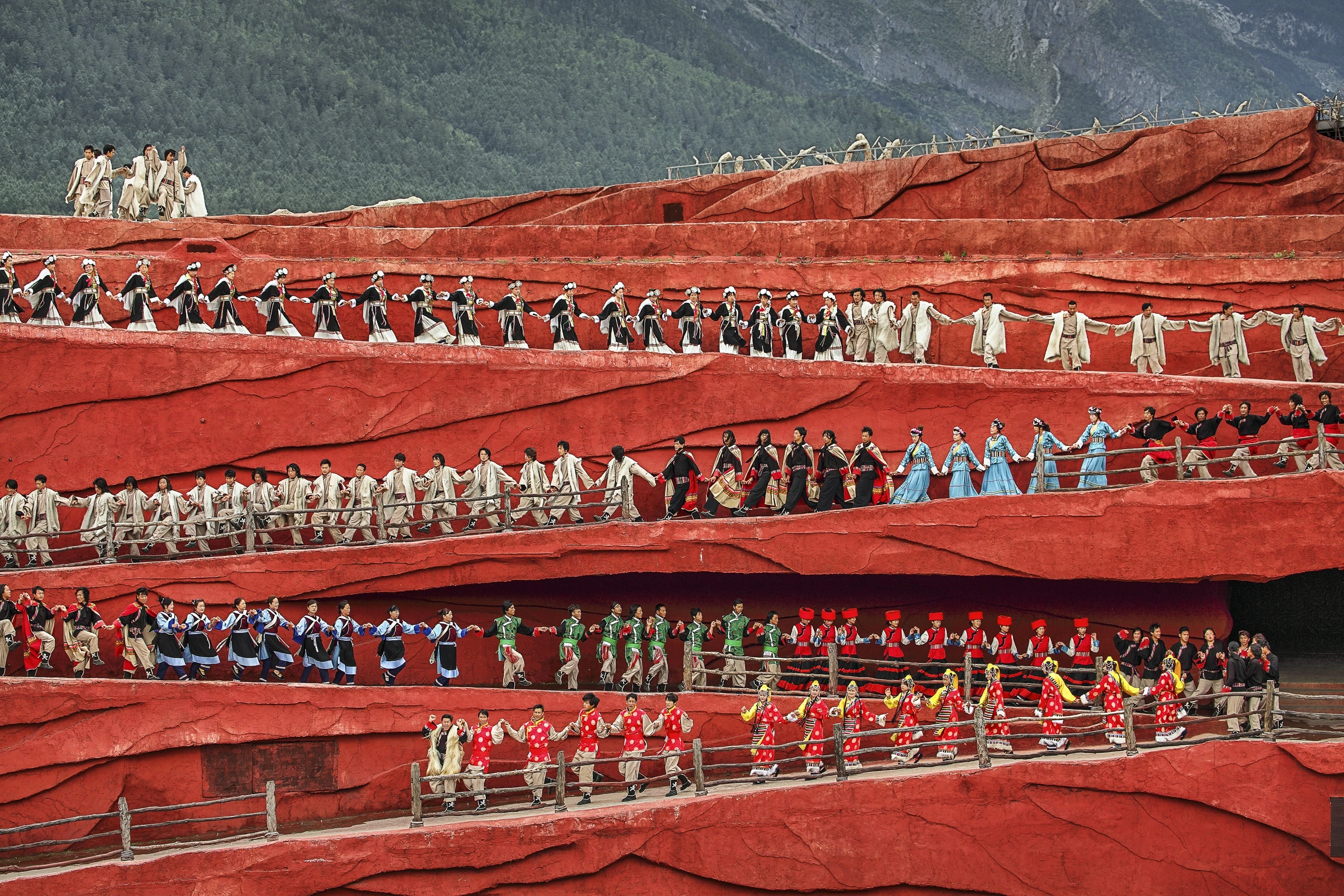 Honorable Mention. 'The family of 56 ethnic groups'
