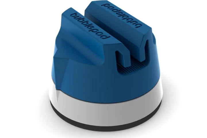 The BubblePod can be used with most smartphones and works with a companion app for shooting 360-degree panoramas