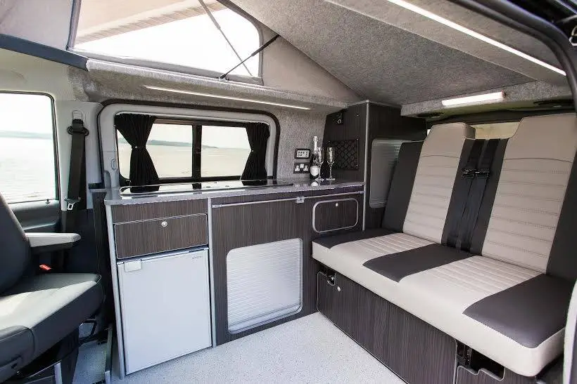 The kitchen is designed to be accessed from inside and outside
