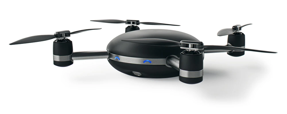 The quadcopter takes two hours to charge and will hover in the air for 20 minutes at a time, though the battery is not swappable so don't plan for extended filming sessions