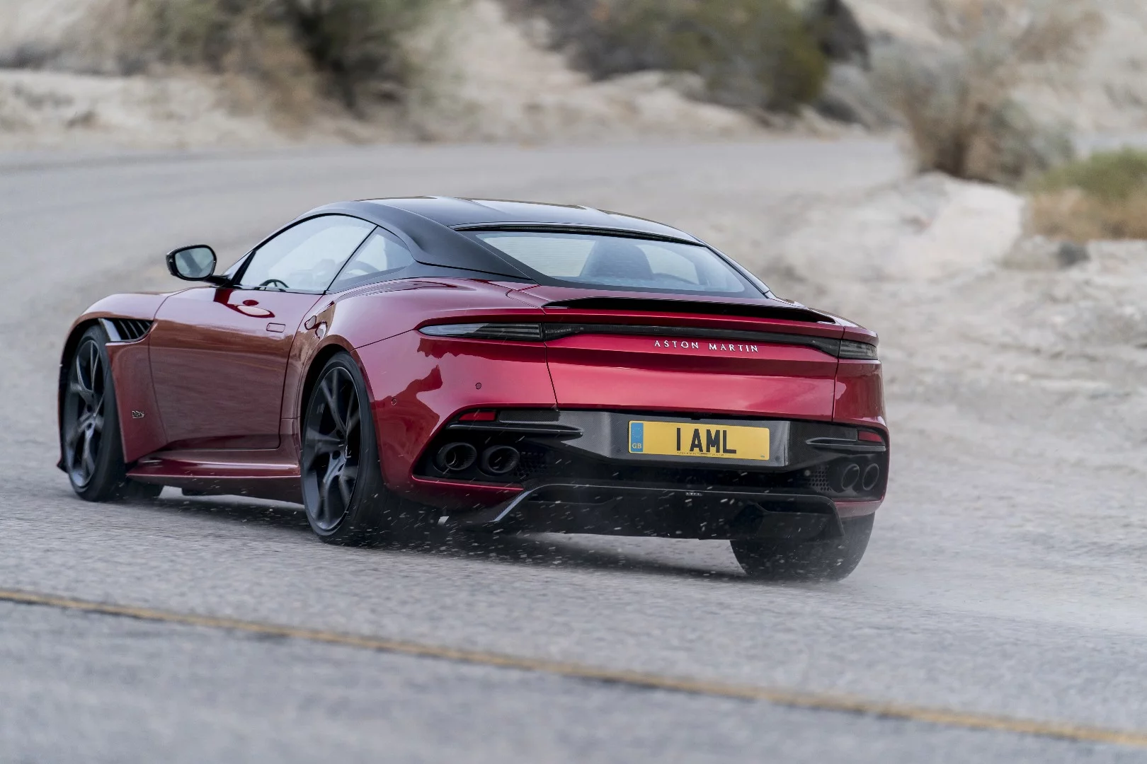 Aggressive double diffuser and Aeroblade II spoiler contribute to the greatest downforce ever achieved on an Aston Martin