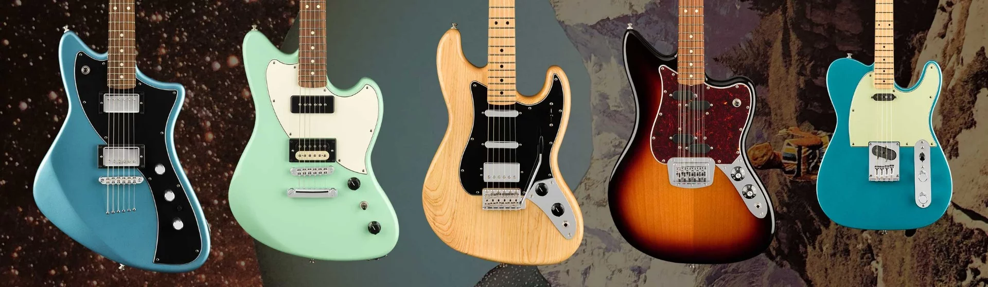 Fender says that the Alternate Reality Series guitars have one foot in the past and eyes to the future