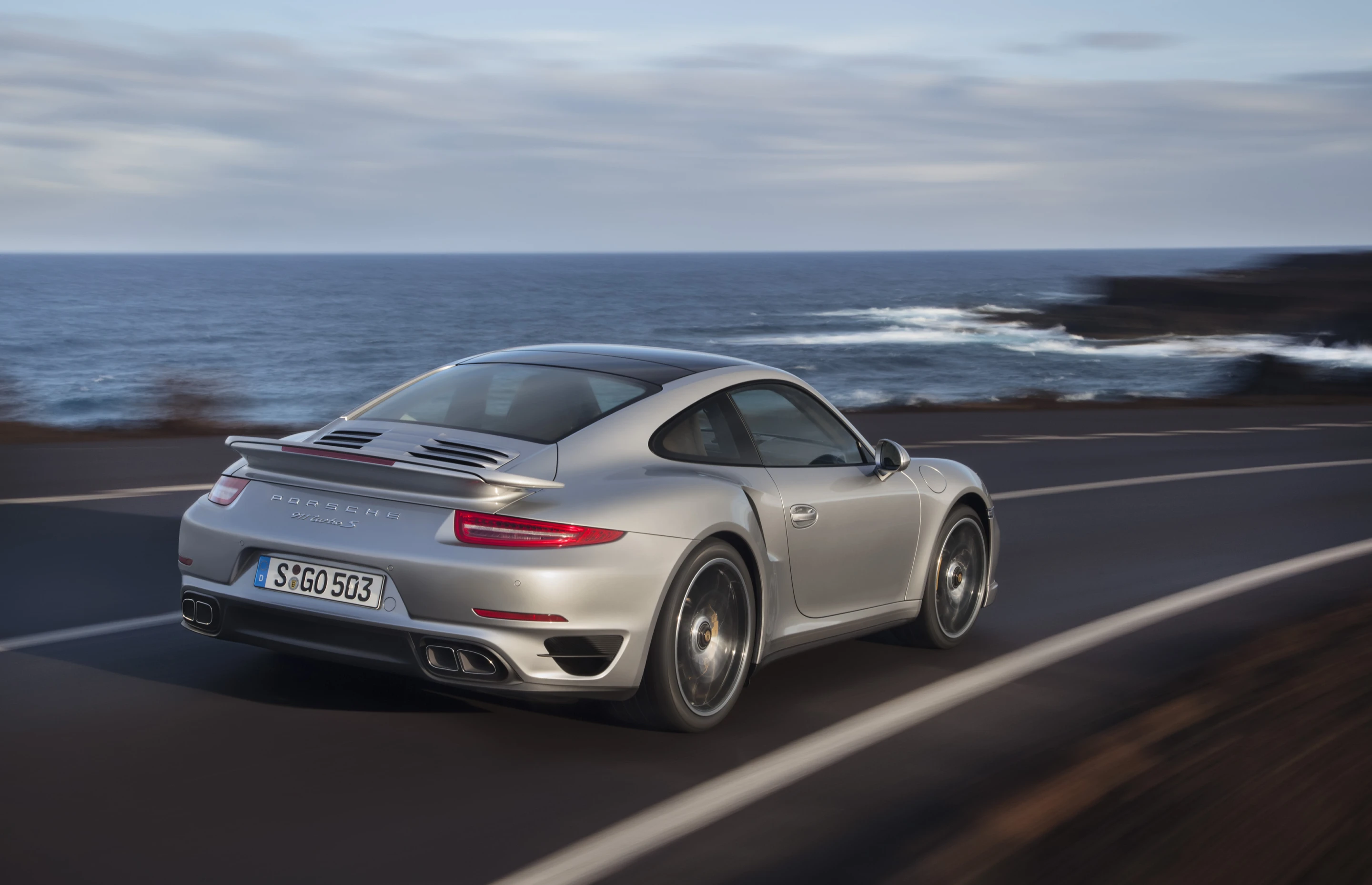 A revised 3.8 liter flat-6, with VTG twin-turbochargers develops 520 horsepower in the Turbo, and 560 hp in the S