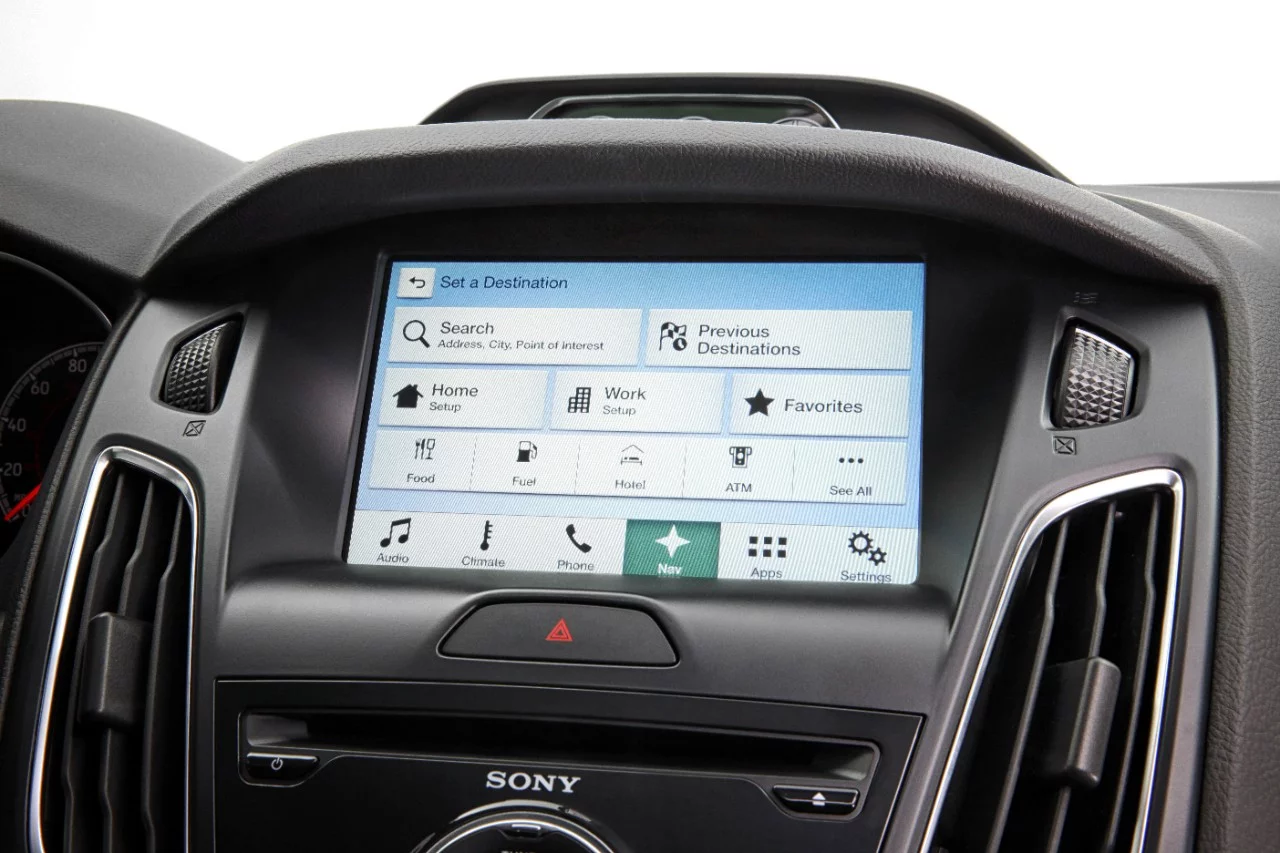 The Sync 3 navigation system
