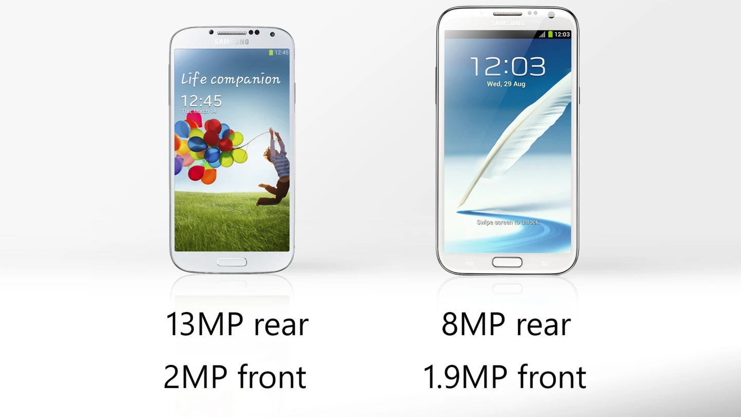 The Galaxy S4's camera has more pixels, but don't underestimate the Note's terrific camera