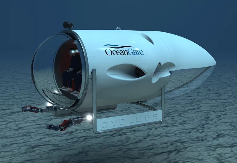 The Cyclops research/commercial manned submersible