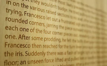 The story spans the full five pages, so finding out what happens is a matter of solving the puzzles