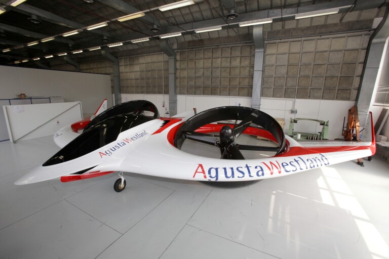 AgustaWestland unveils world's first electric tilt rotor aircraft