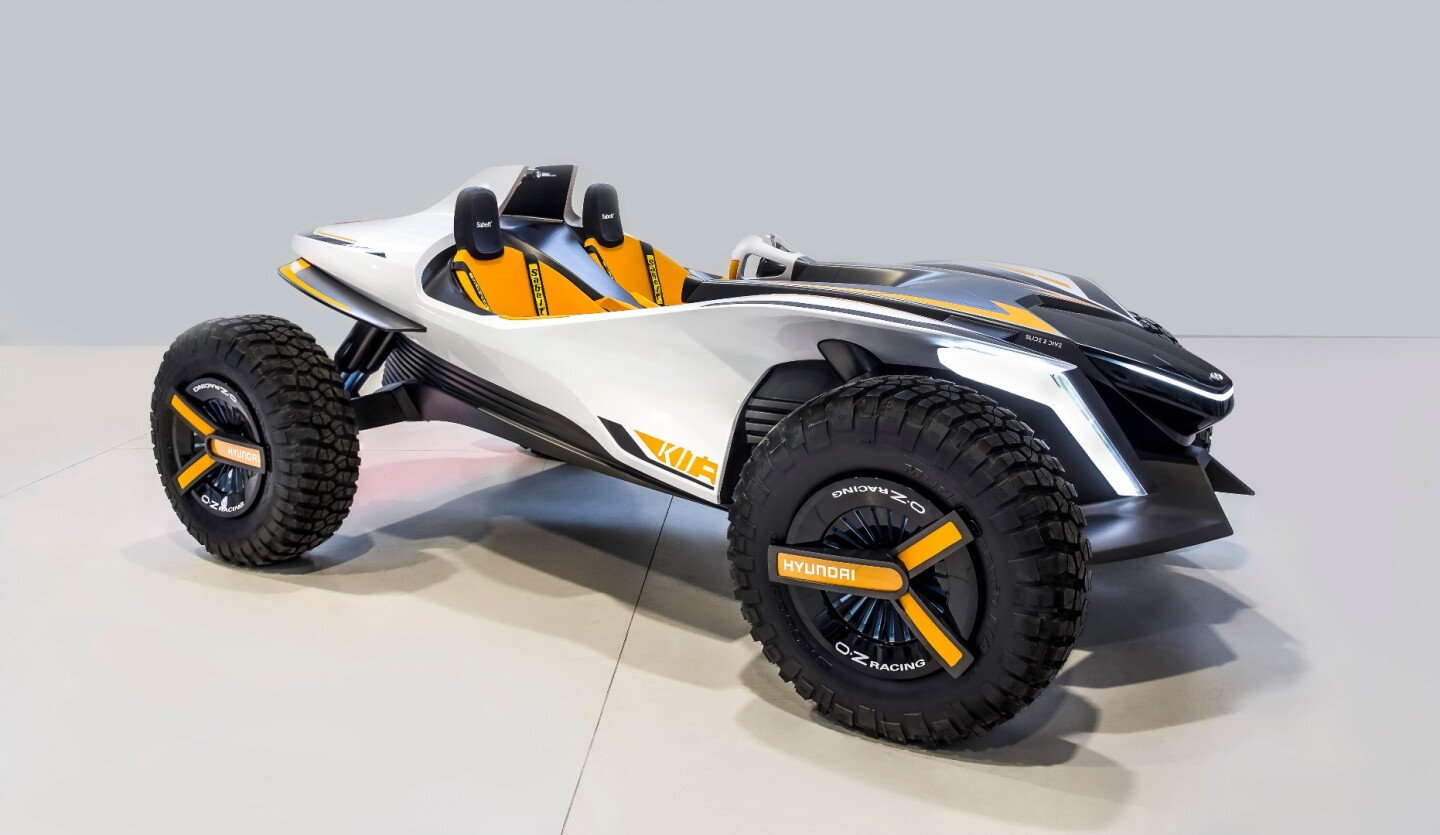 Hyundai S Electric Kite Concept Allegedly Transforms From Dune Buggy To Jet Ski