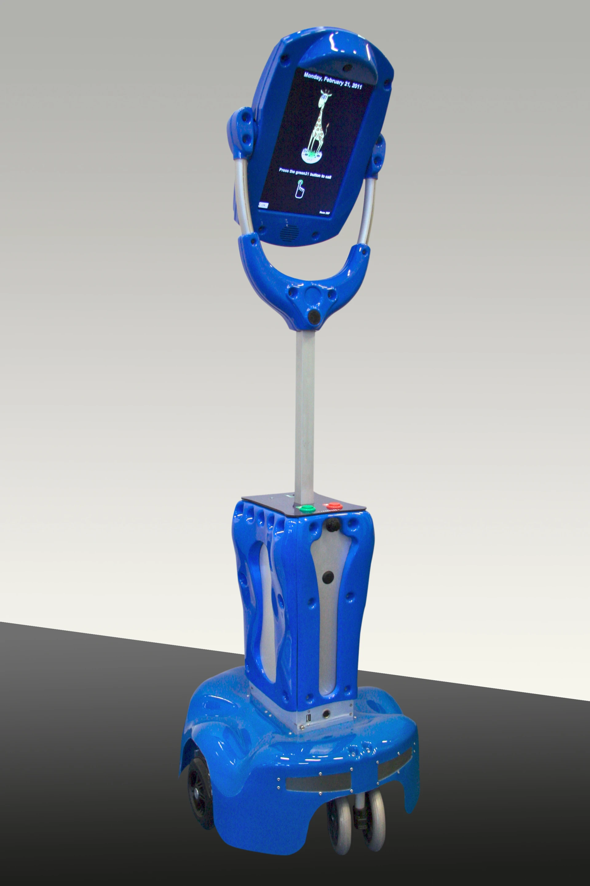 The Giraff robot is the hub of the remote healthcare system