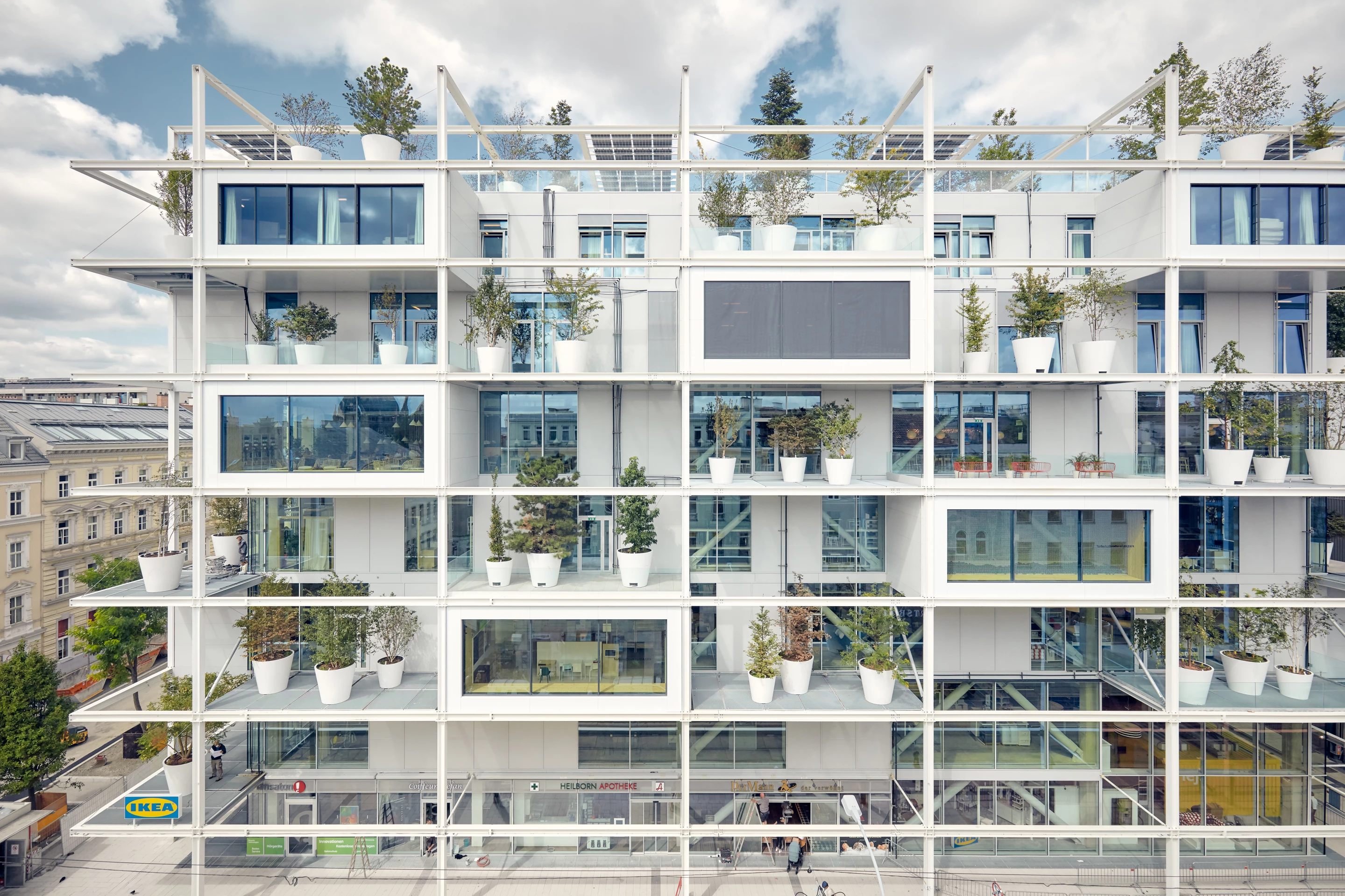 Ikea Wien Westbahnhof is located in central Vienna and measures 21,600 sq m (232,500 sq ft)