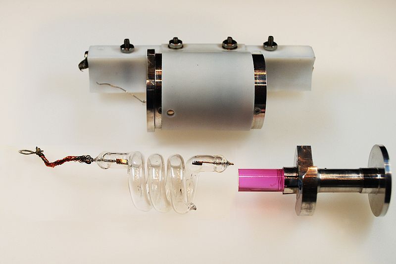 Components of the first laser