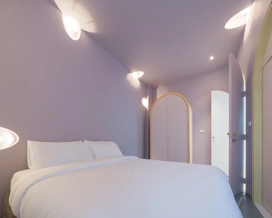 Bedrooms are personalized with color