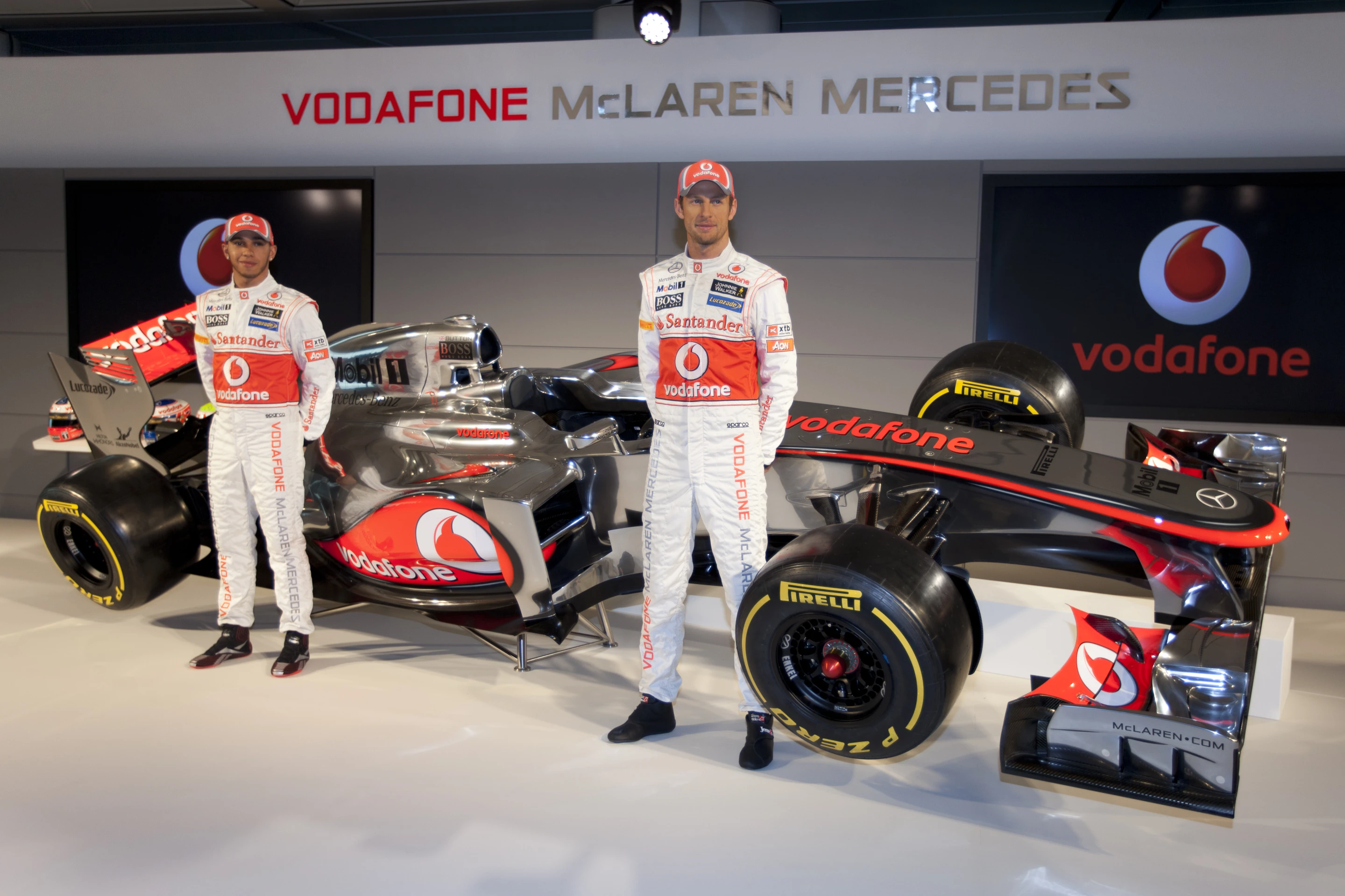 Vodafone McLaren Mercedes 2012 season F1 launch