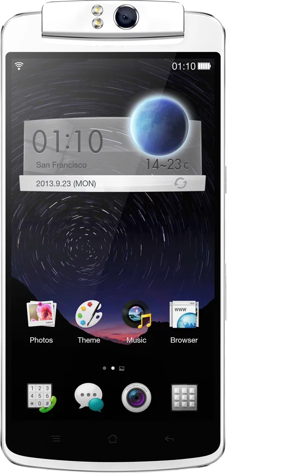 The N1 comes pre-installed with an Android-based operating platform named Color, which boasts over 400 unique features and enhancements over stock Android 4.2