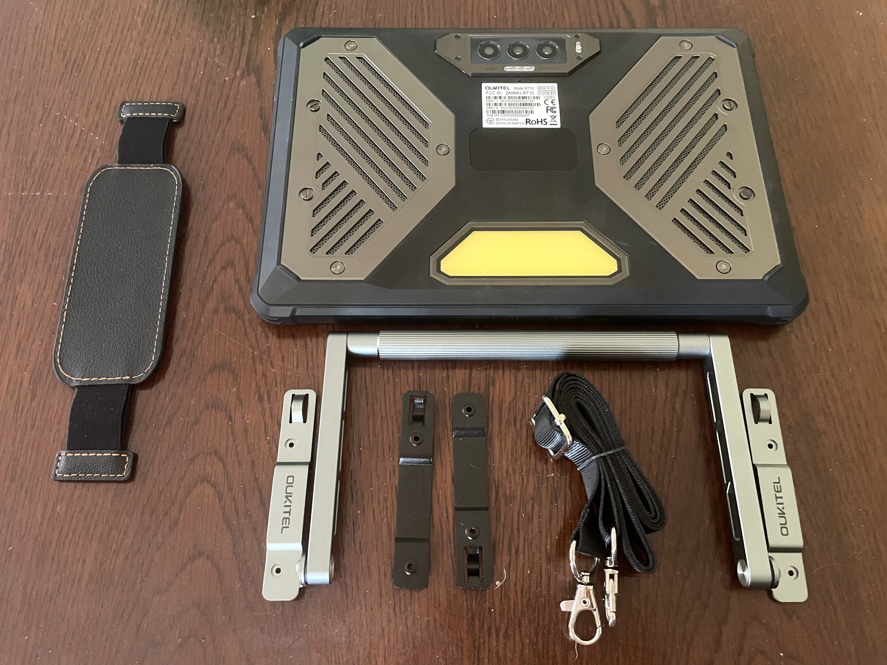 The RT10 comes with what you need to carry or mount it