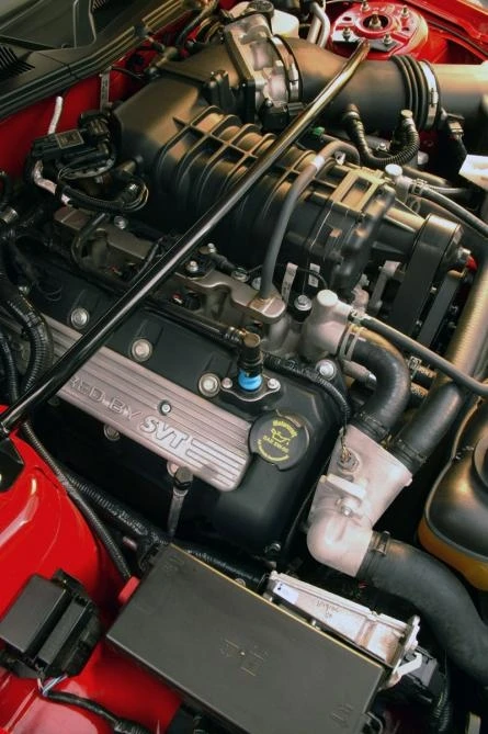 The Ford Shelby GT500 Super Snake: this engine reportedly produces up to 725 horsepower.