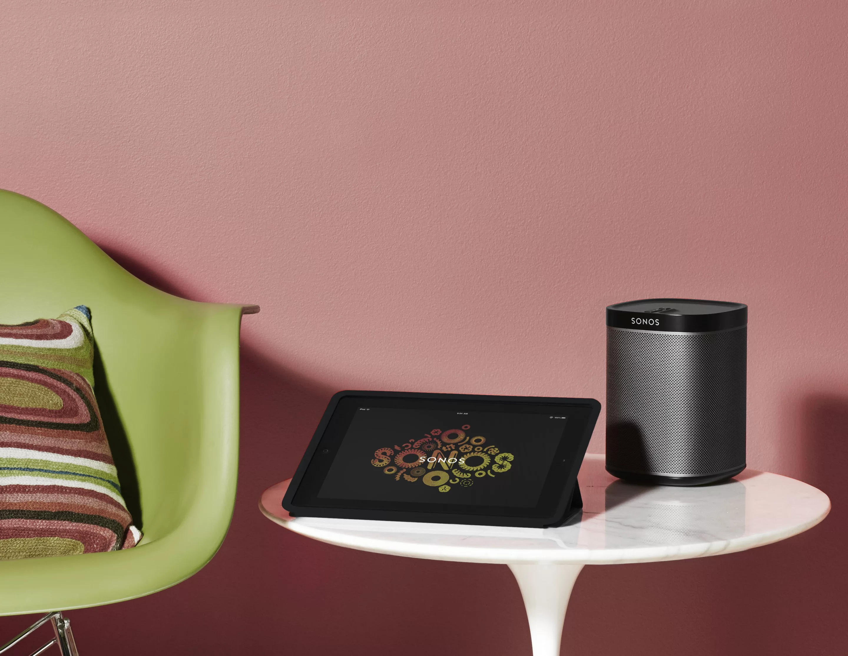 The Sonos Play:1 compact wireless speaker