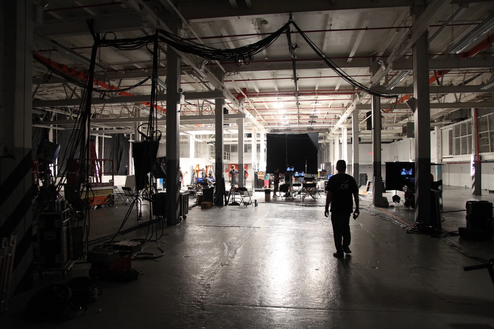Behind the scenes on the Automatica shoot