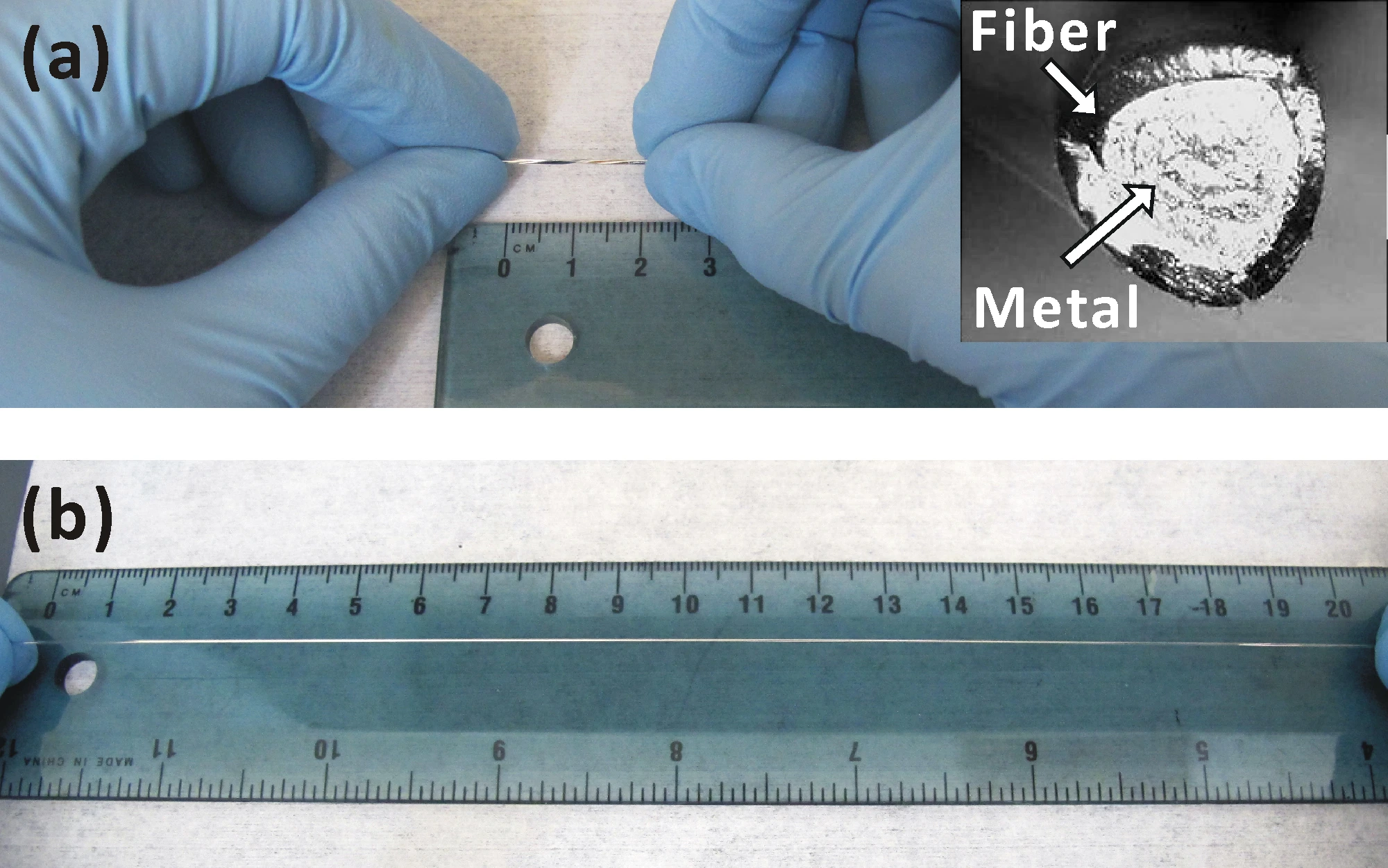 One of NC State's stretchable conductive wires being put to the test