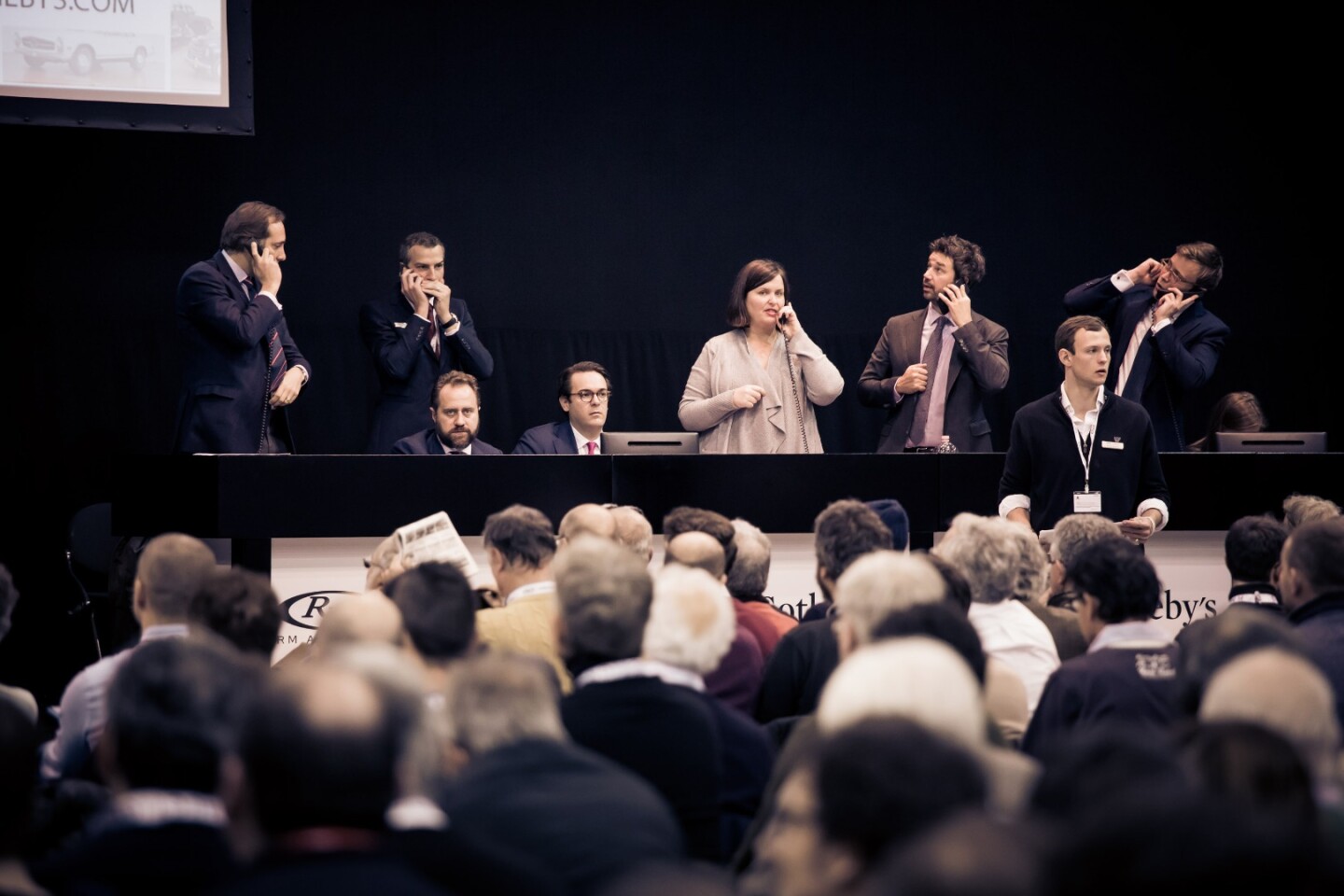 The auction took place on November 25-27. 5,000 people turned up, with more than 3,000 people from 57 countries registering as bidders and five auctioneers rotated on the auction block for a total of 30 hours to sell the 817 lots.