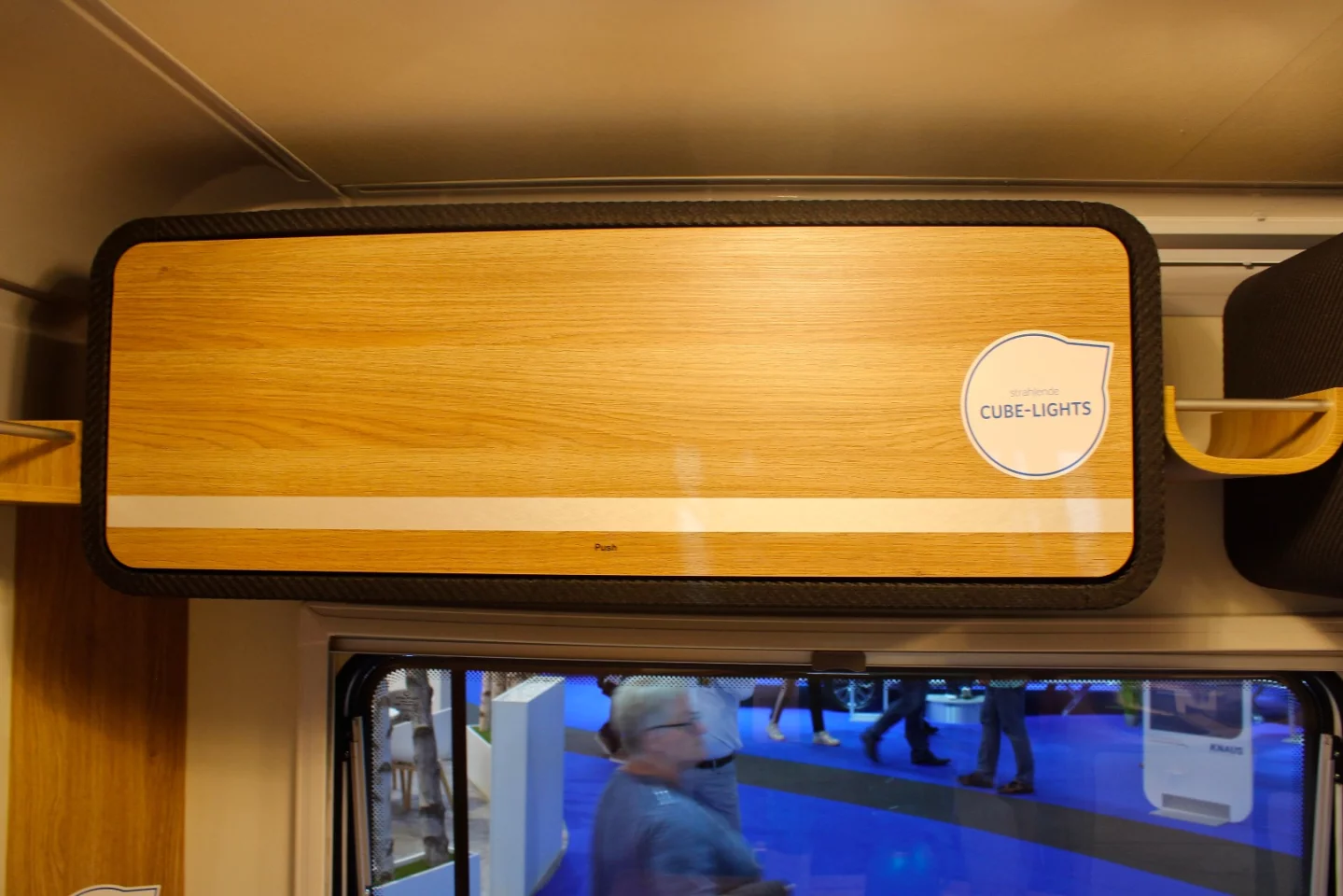 The Travelino marked the launch of a newer, smarter type of construction at Knaus, which doesn't rely on the furniture for structural integrity. The hovering Cubes emphasize this point