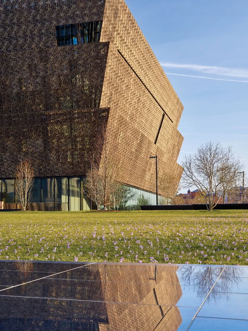 The NMAAHC is located in Washington D.C.'s National Mall
