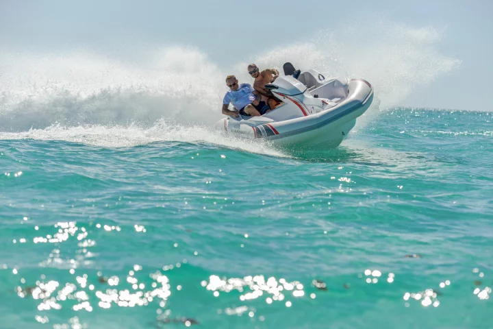 "It might be small, but it's an aggressive craft offering boating without limits," says Seakart