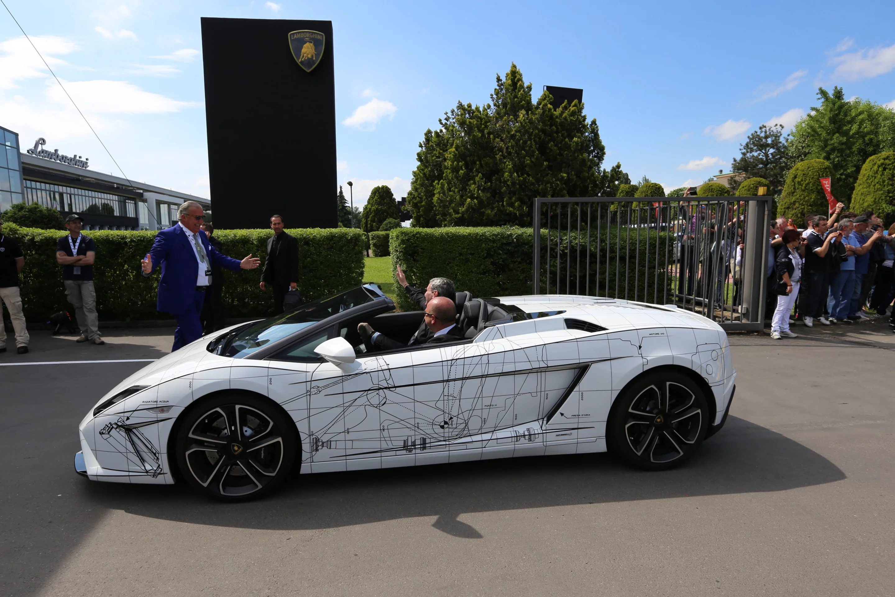 Lamborghinis from every era tackled the 745 miles (1,200 km)