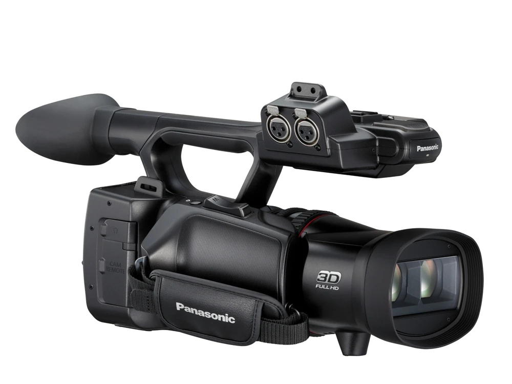 Panasonic's new HDC-Z10000 twin lens 2D/3D compact, handheld camcorder