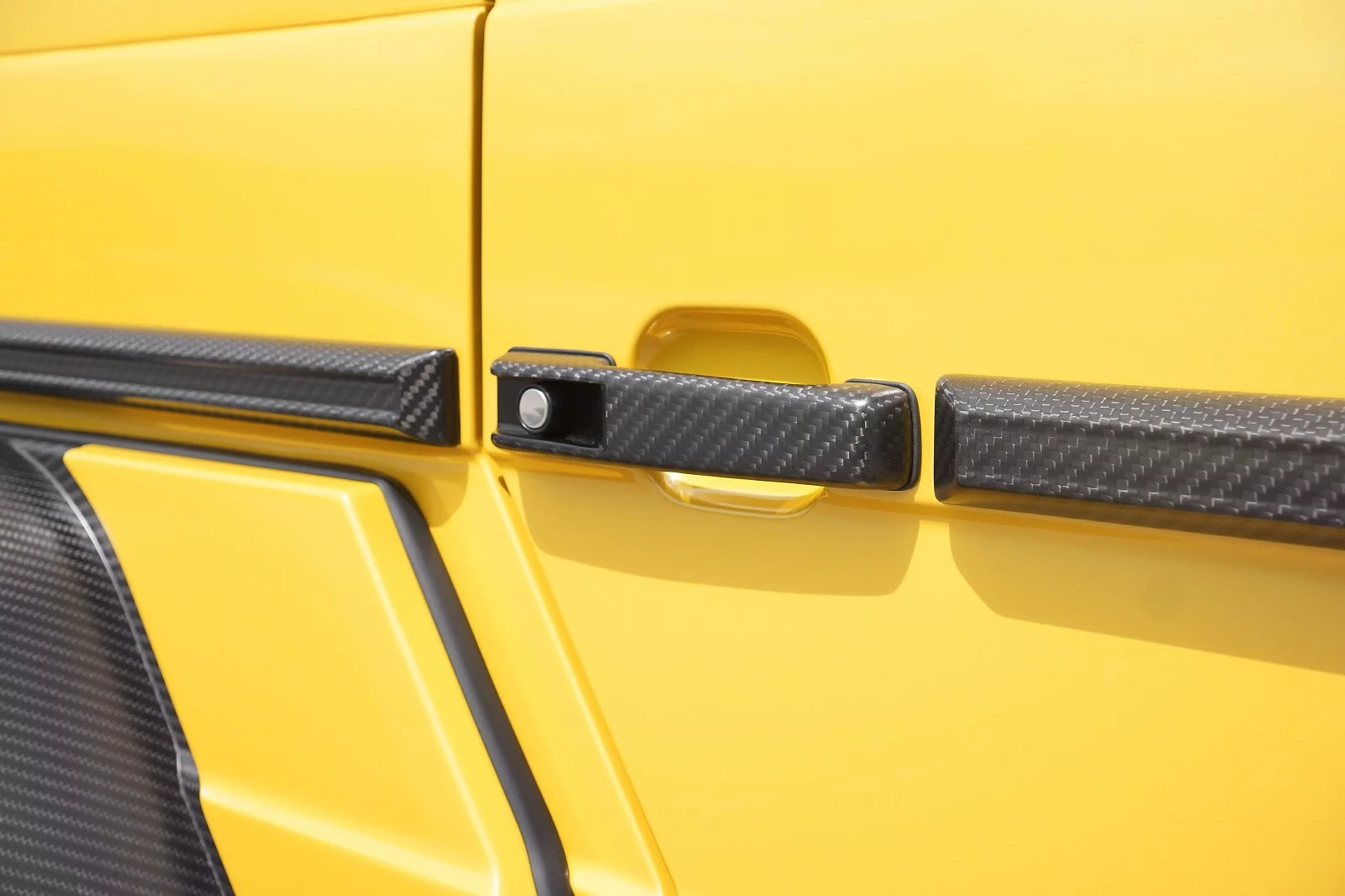 Mansory's kit includes a variety of carbon fiber parts