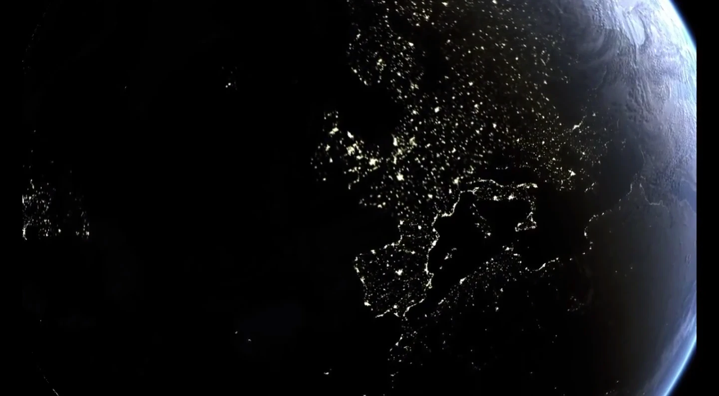 A NUIverse view of Europe by night (Image: David Brown/Microsoft)