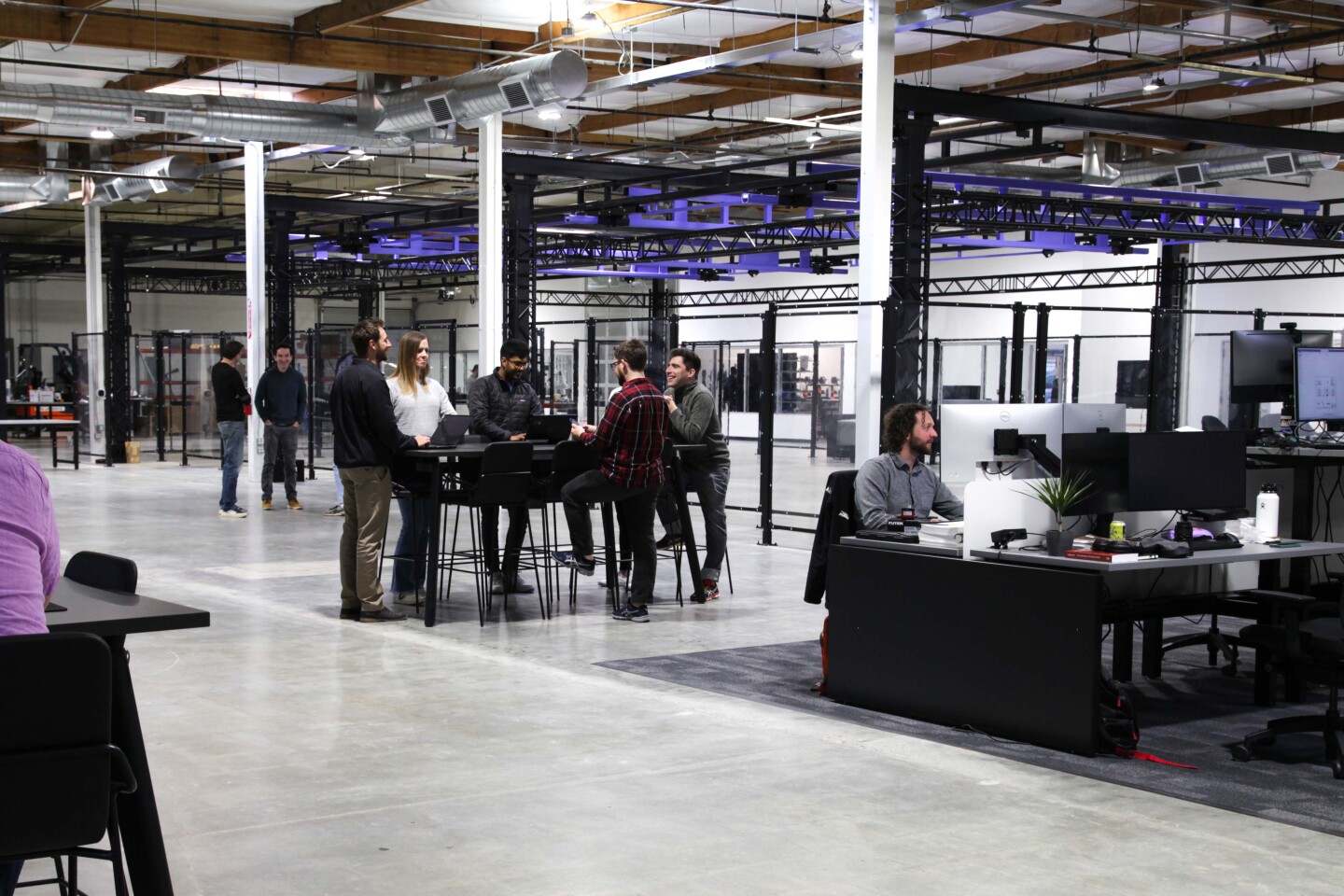 Figure's offices definitely have that startup feel going on