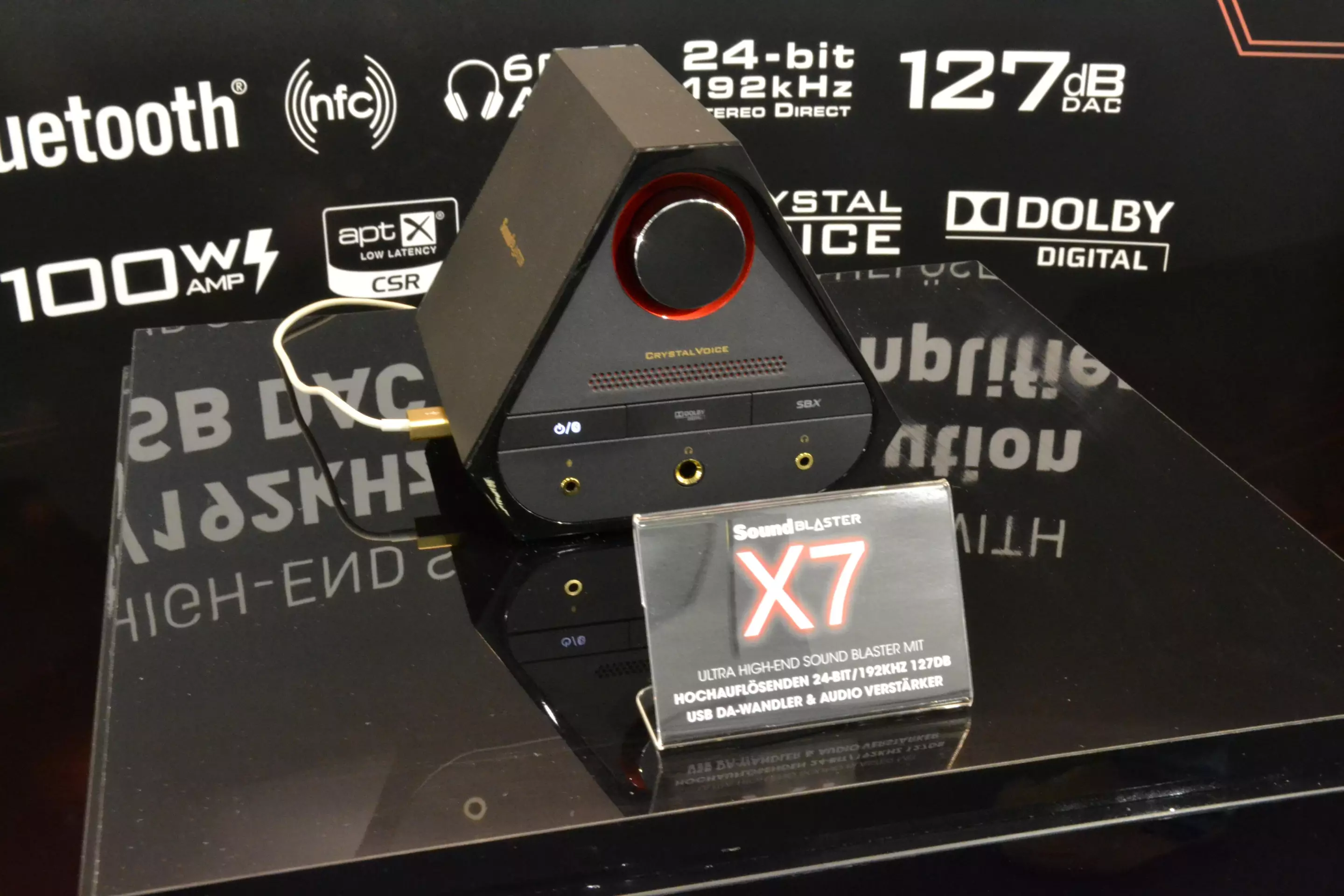 The Sound Blaster X7 made its debut at IFA 2014 in Berlin (Photo: Paul Ridden/Gizmag)