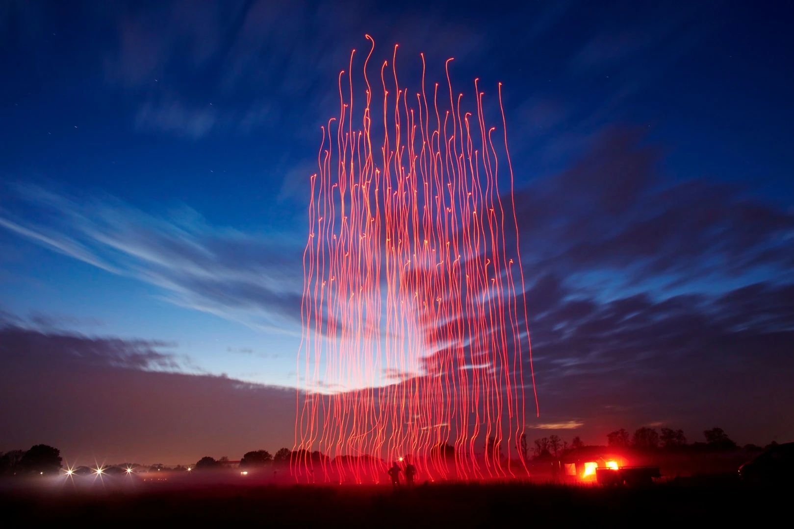 Further to offering quite a spectacular light show, the achievement could have some significance in advancing drone technology