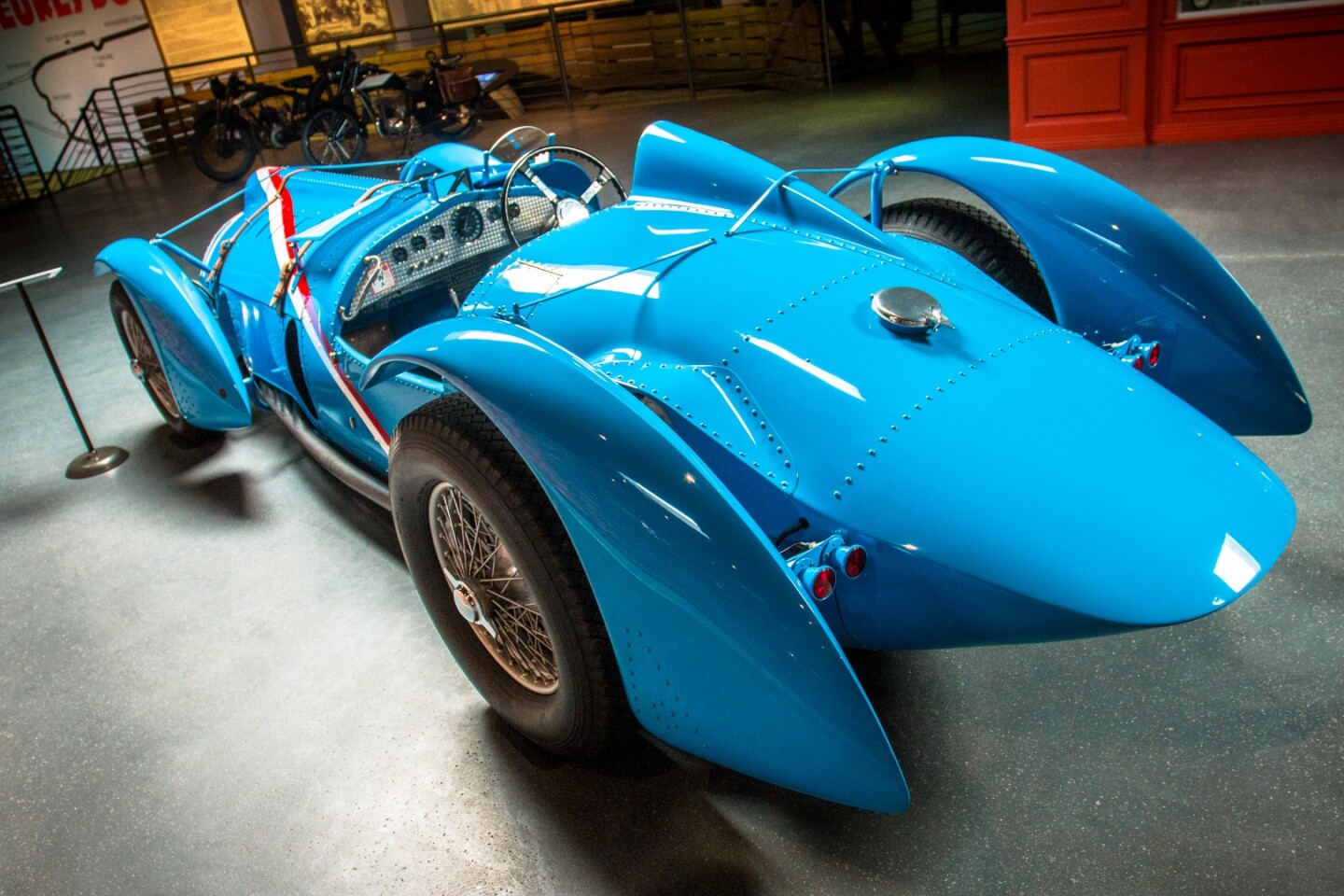 1937 Delahaye Type 145 V-12 Grand Prix: after winning the Prix du Million, this car went on to take first places in the Grand Prix de Pau and Grand Prix de Cork in 1938, as well as fourth place in the Mille Miglia - after which World War 2 put a stop to the merriment of racing.