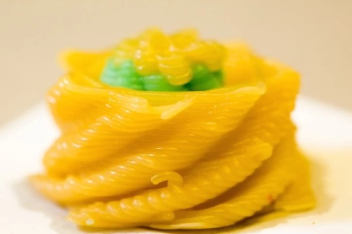 One example of the CU team's 3D-printed culinary creations