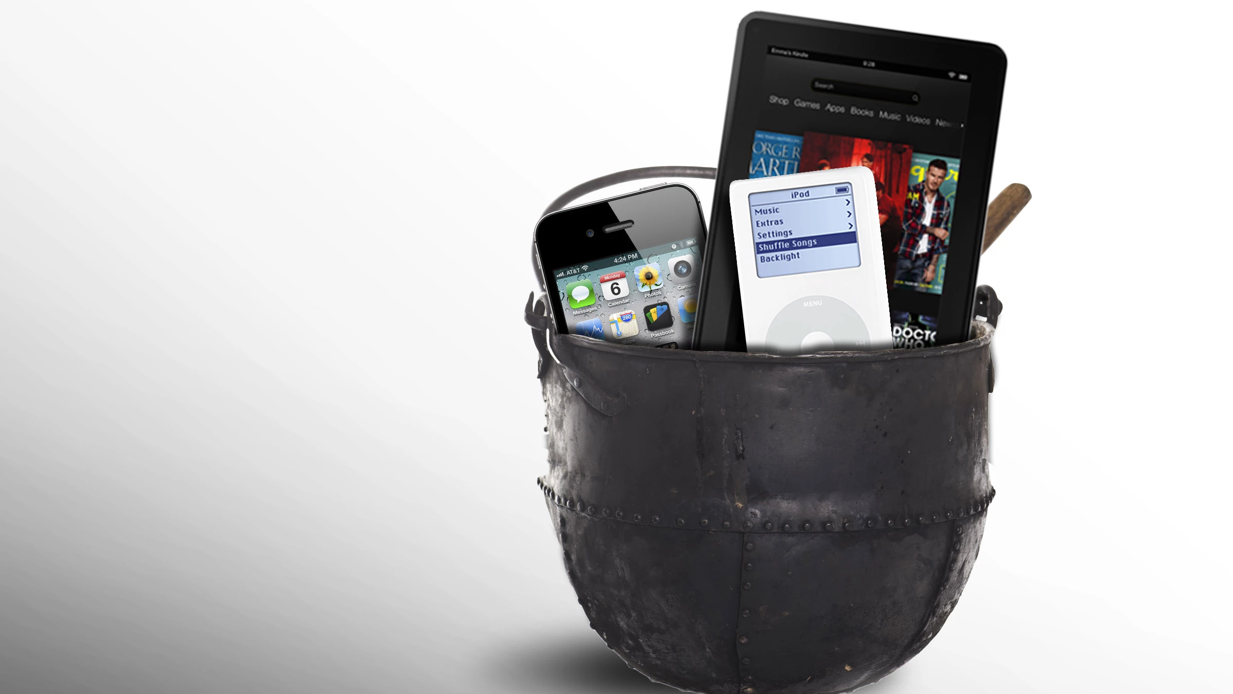 The timing was perfect when Apple introduced the first iPad (cauldron image: Shutterstock)