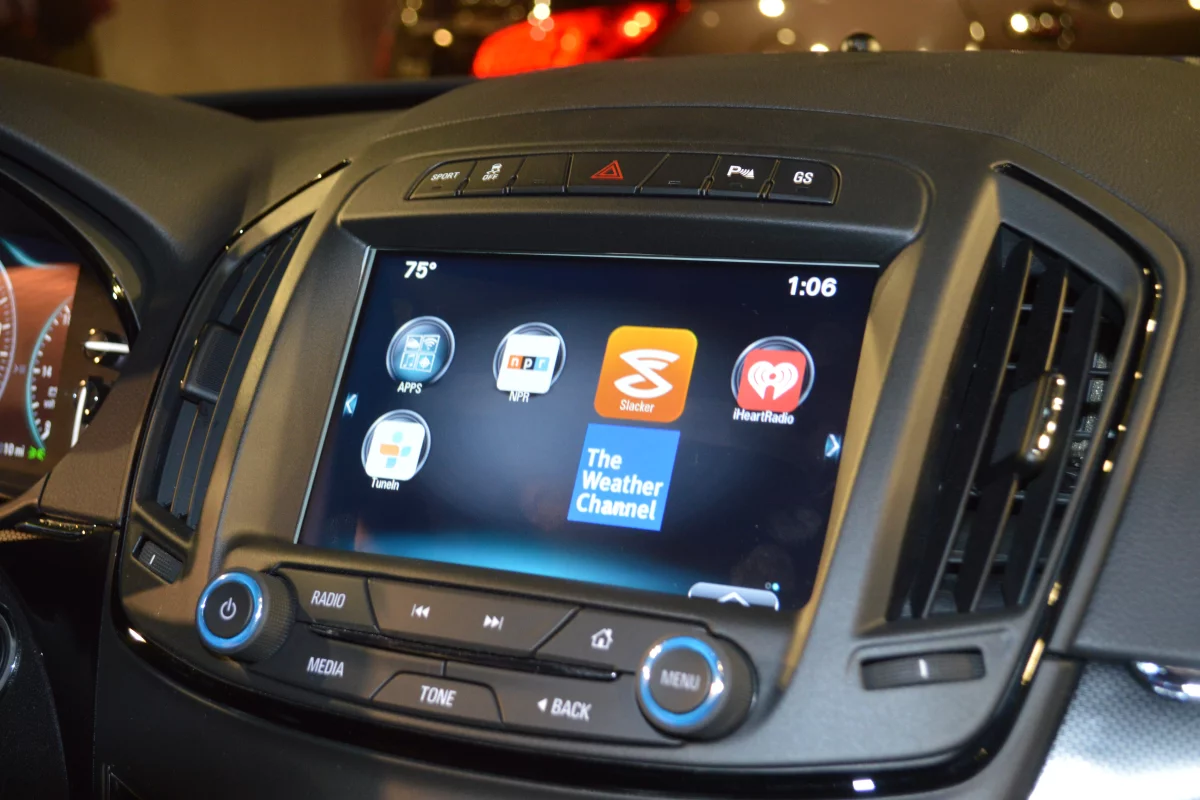 The app screen