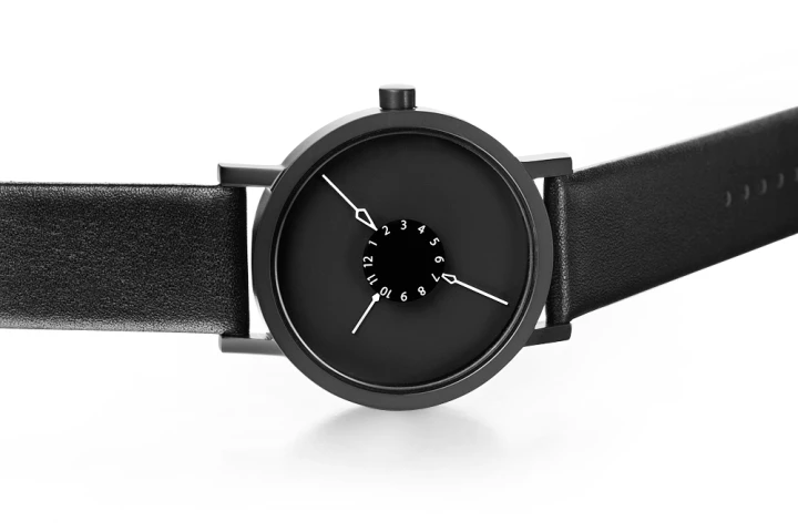 Nadir is a watch that defies convention by pointing the hands inwards rather than outwards