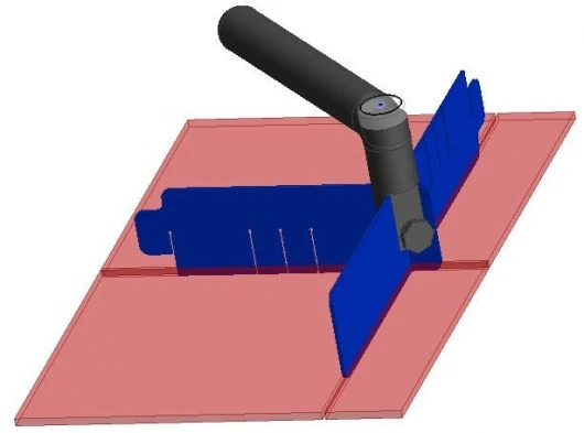 Exactile in wall-edge configuration