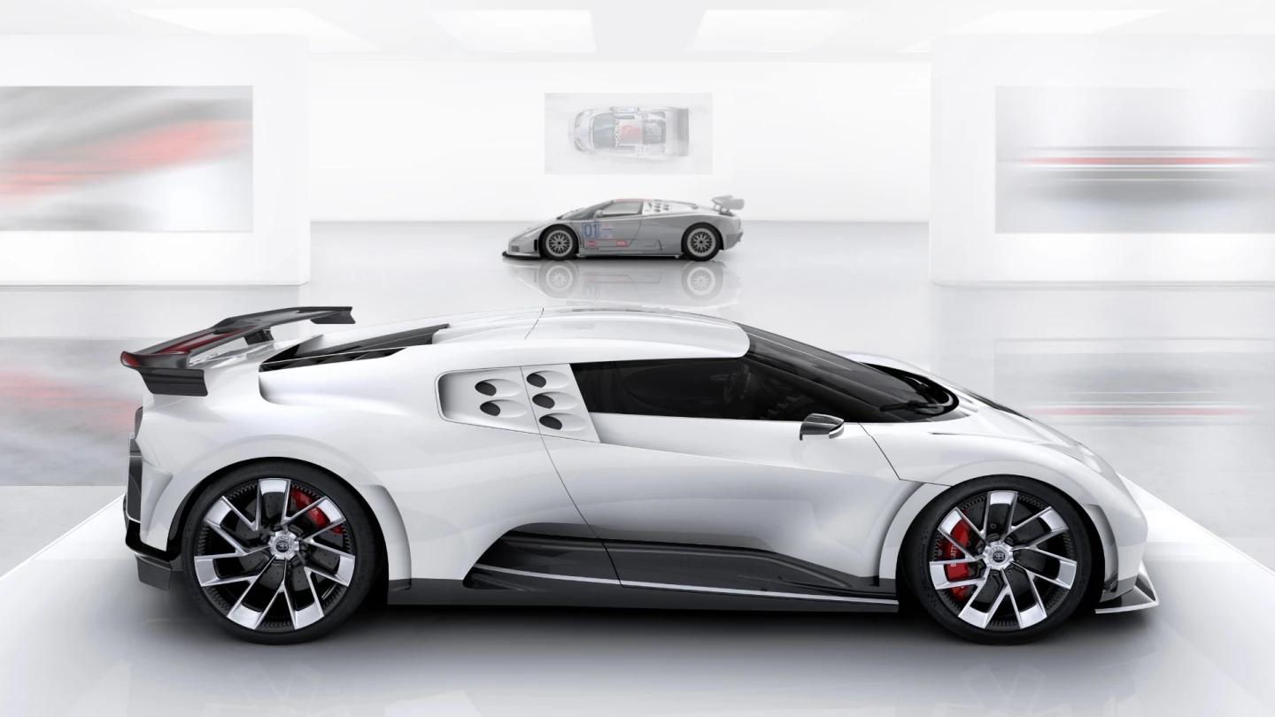 Bugatti's latest hypercar, the Centodieci, is a tribute to the EB110