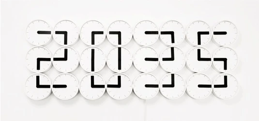 The Clock Clock from Humans Since 1982 showing 20:35