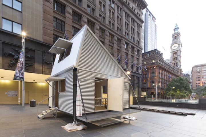 Carter Williamson's Shelter on show at last year's Sydney Architecture Festival