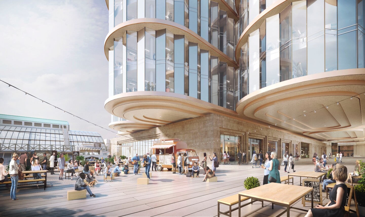 Olympia London is somewhat reminiscent of Heatherwick's previous project, the impressive Coal Drops Yard
