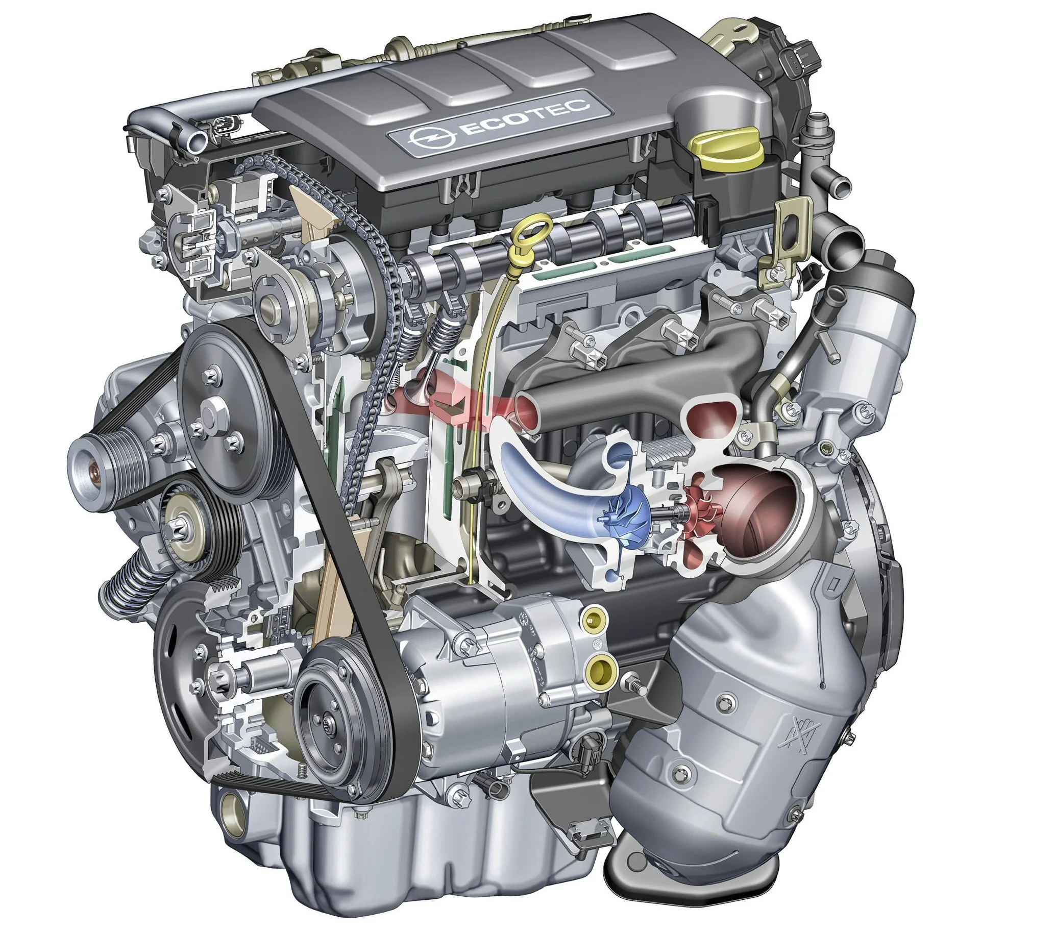 The 1.4-liter ECOTEC engine allows a 0-100 km/h sprint of 8.5 seconds
