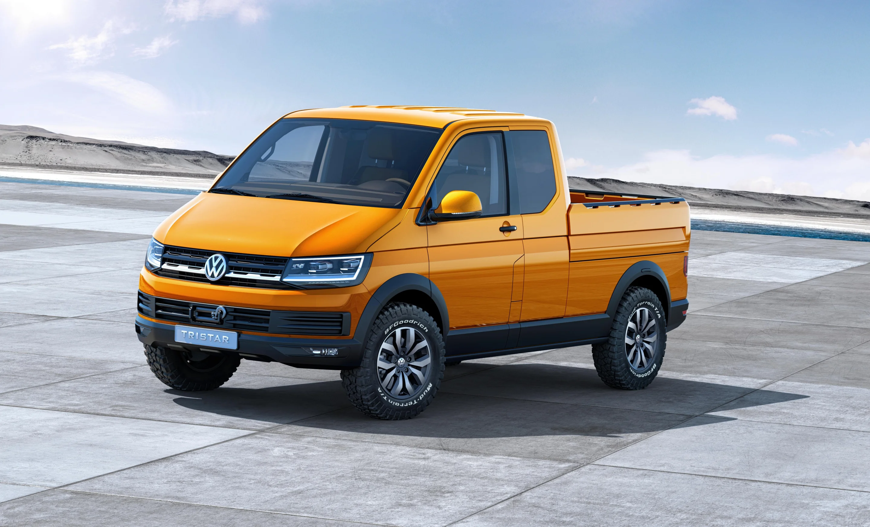 Besides being a unique concept car, the TRISTAR marks the start of the sixth-generation Transporter