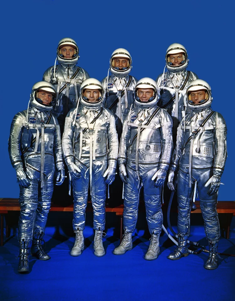 The Mercury 7 astronauts (Image: NASA)
