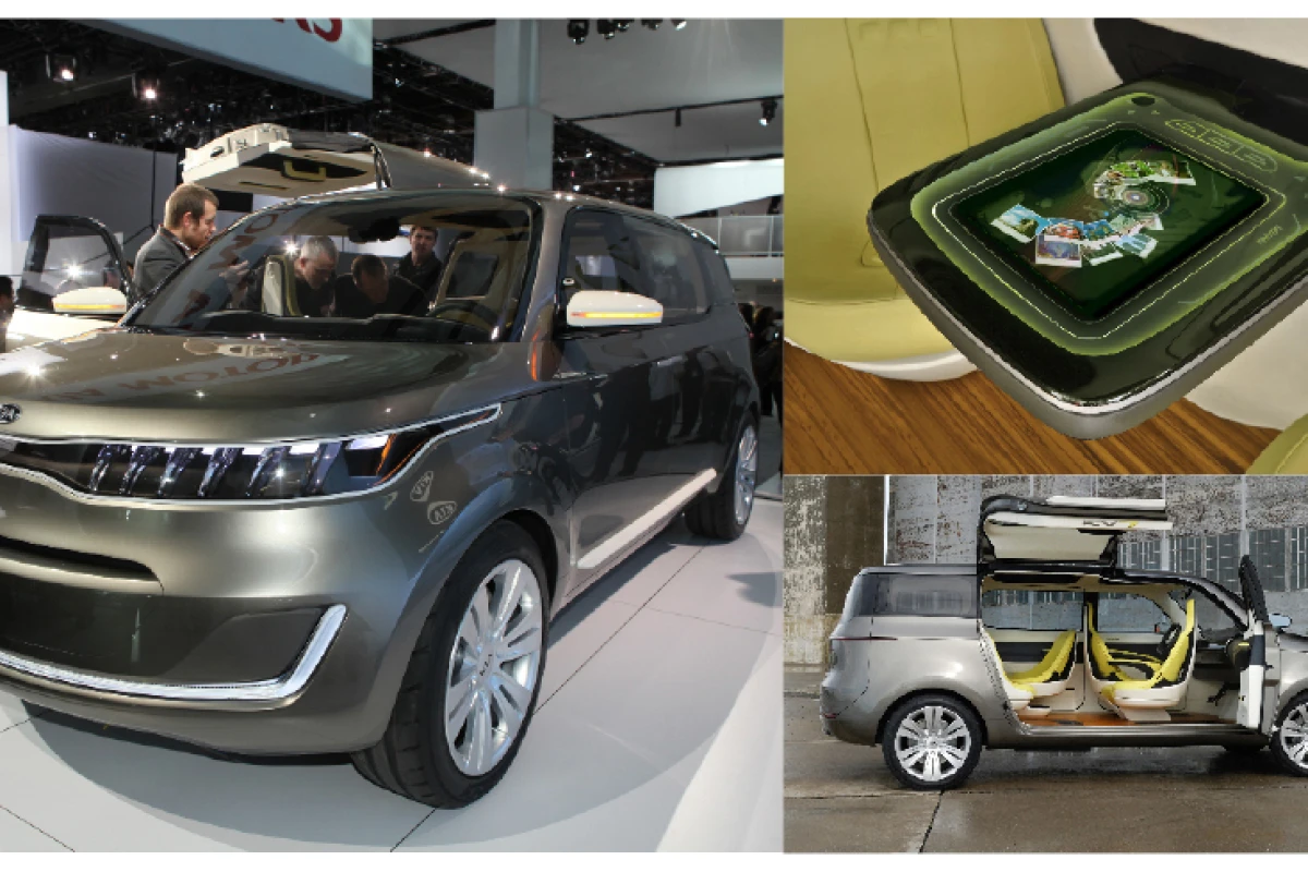 Kia KV7 Concept at the 2011 Detroit Auto Show