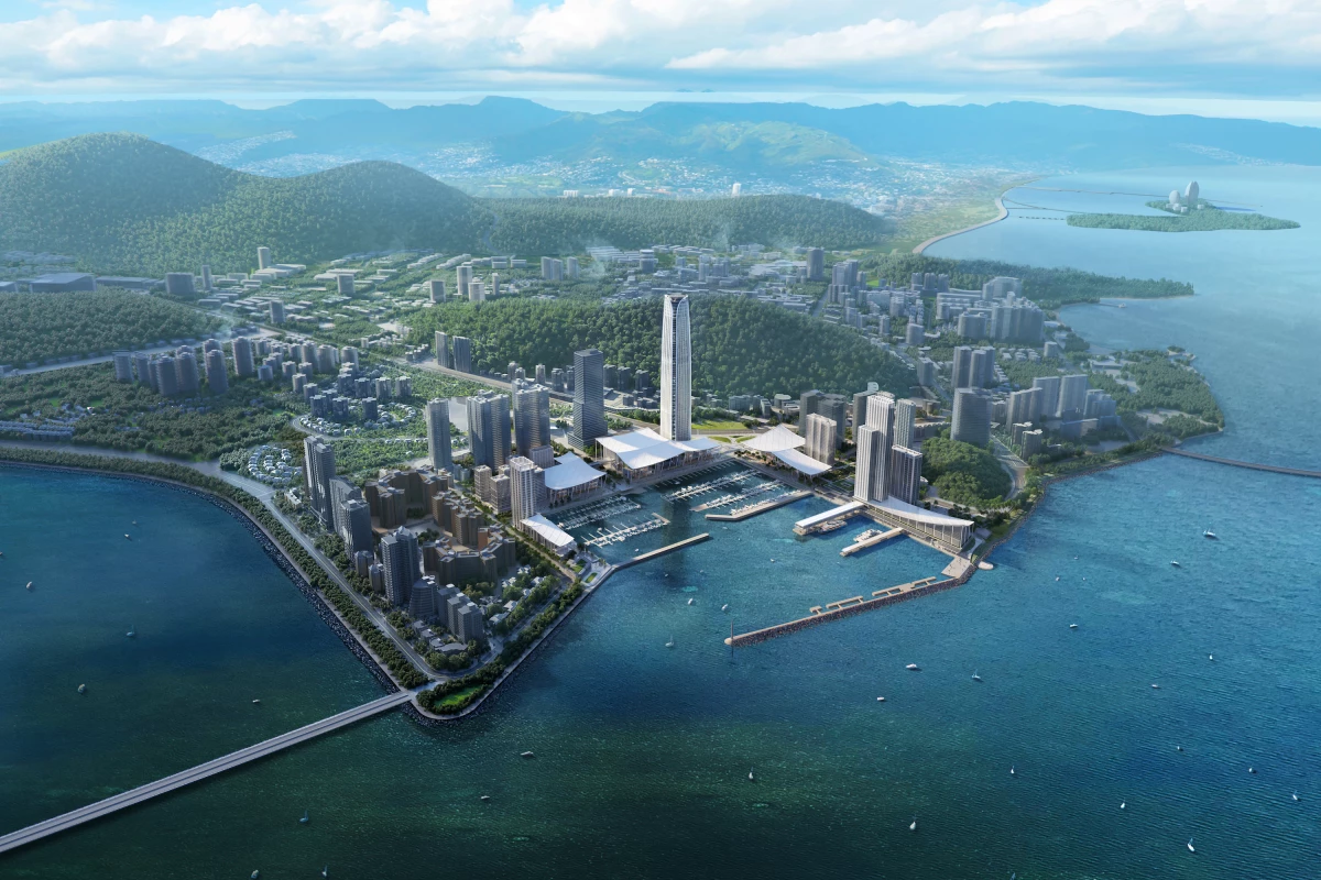 Jiuzhou Bay is due to be completed in 2022